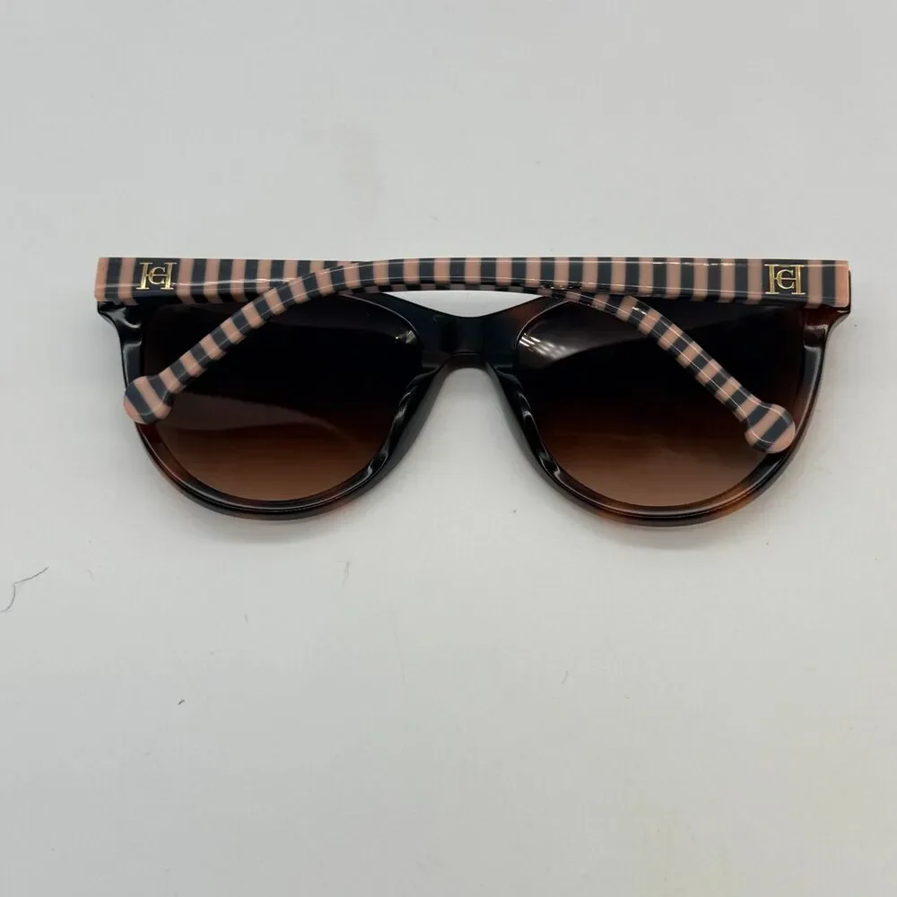 Carolina Herrera Women's Sunglasses, SHE892K Col. 0752 Brown Tortoise, 56-17-140